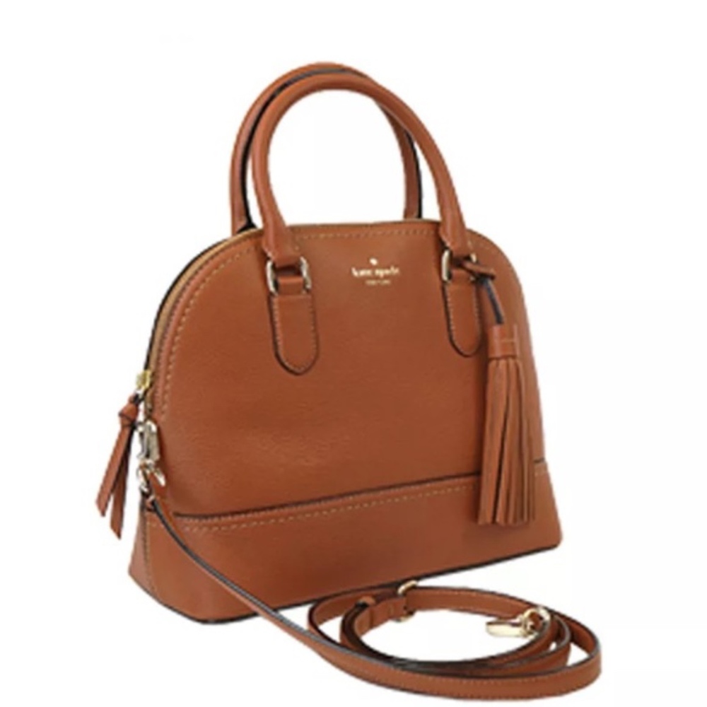 kate spade Mccall Street Carli Satchel Cognac